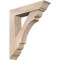 Ekena Millwork Olympic Traditional Smooth Bracket w/ Offset Brace, Douglas Fir, 7 1/2"W x 34"D x 38"H BKT0806X34X38OLY01SDF - alternate 1